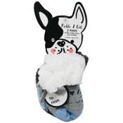 Wholesale - 2pk BABY MULTI COZY SOCKS W/SHERPA ASST SIZE C/P 60, UPC: 194382050385